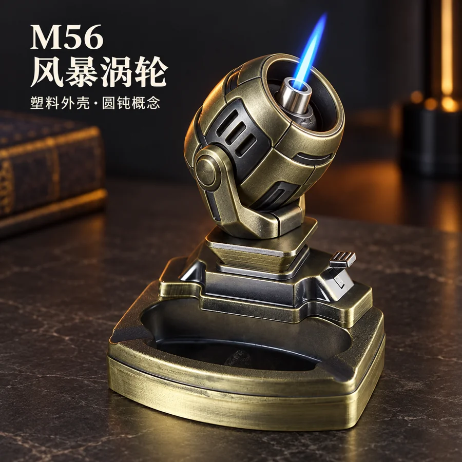 M56 风暴涡轮，粗短喷口、厚环护套、浅叶片纹